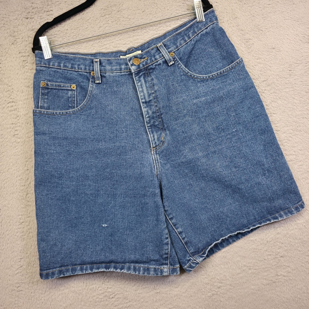 Vintage Guess Shorts Mens‎ 36 Blue Denim Bermuda Medium Wash Relaxed Classic Y2K